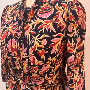 Donna Morgan Floral Tie-Waist Dress – Size 18W